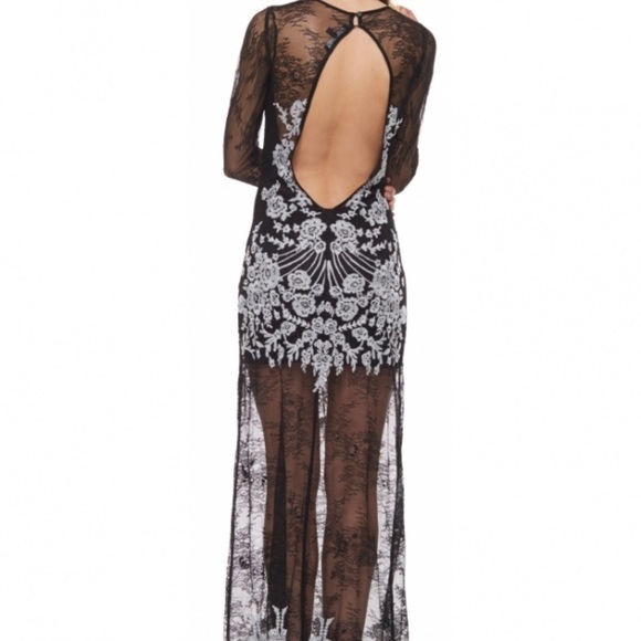 BNWT For Love & Lemons Lacey Dreams Maxi Dress - Picture 4 of 4